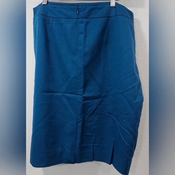 Pendleton Virgin Wool Business Skirt Blazer Set Women's Size 16 Blue - Picture 8 of 16